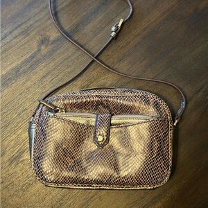 GILI Metallic Snake Crossbody